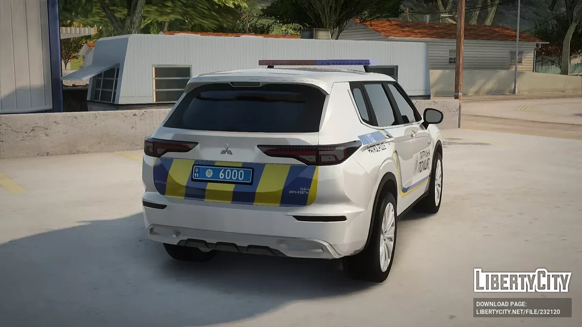 Mitsubishi Outlander 2024 Полиция Украины / GTA San Andreas