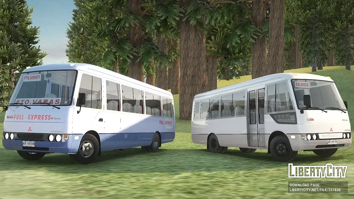 Mitsubishi Rosa 1998 Short/Long Body / GTA San Andreas