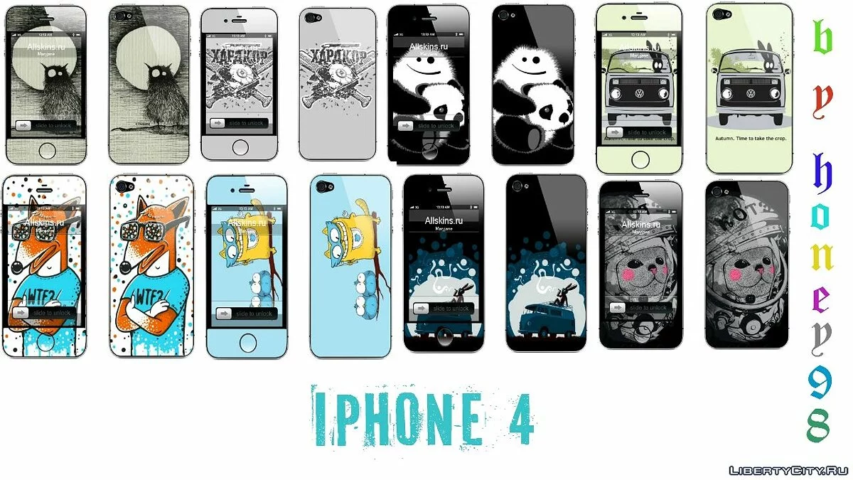 30 новых iPhone 4 для CJ / GTA San Andreas
