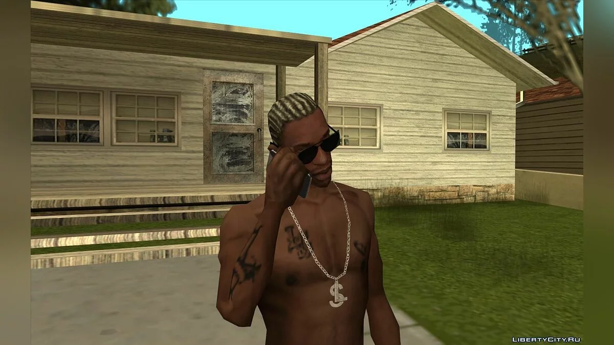 iPhone X черный и белый / GTA San Andreas