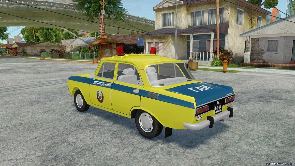 Москвич-2140 Милиция / GTA San Andreas