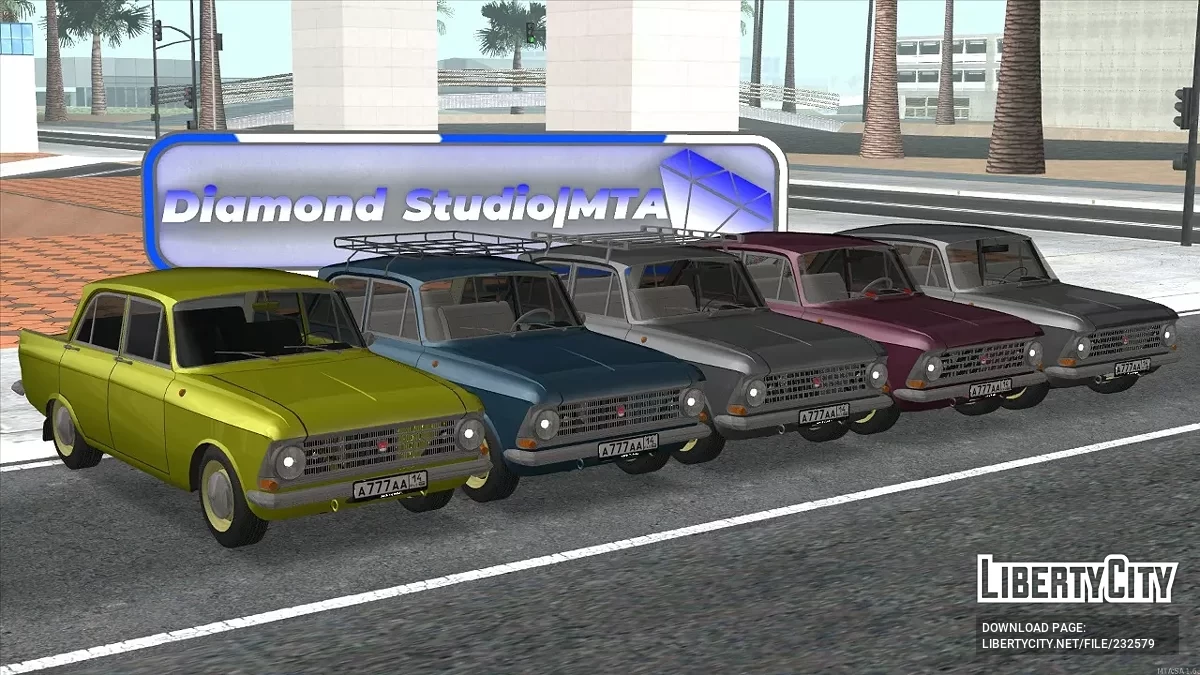 Москвич-408 + CCD / GTA San Andreas