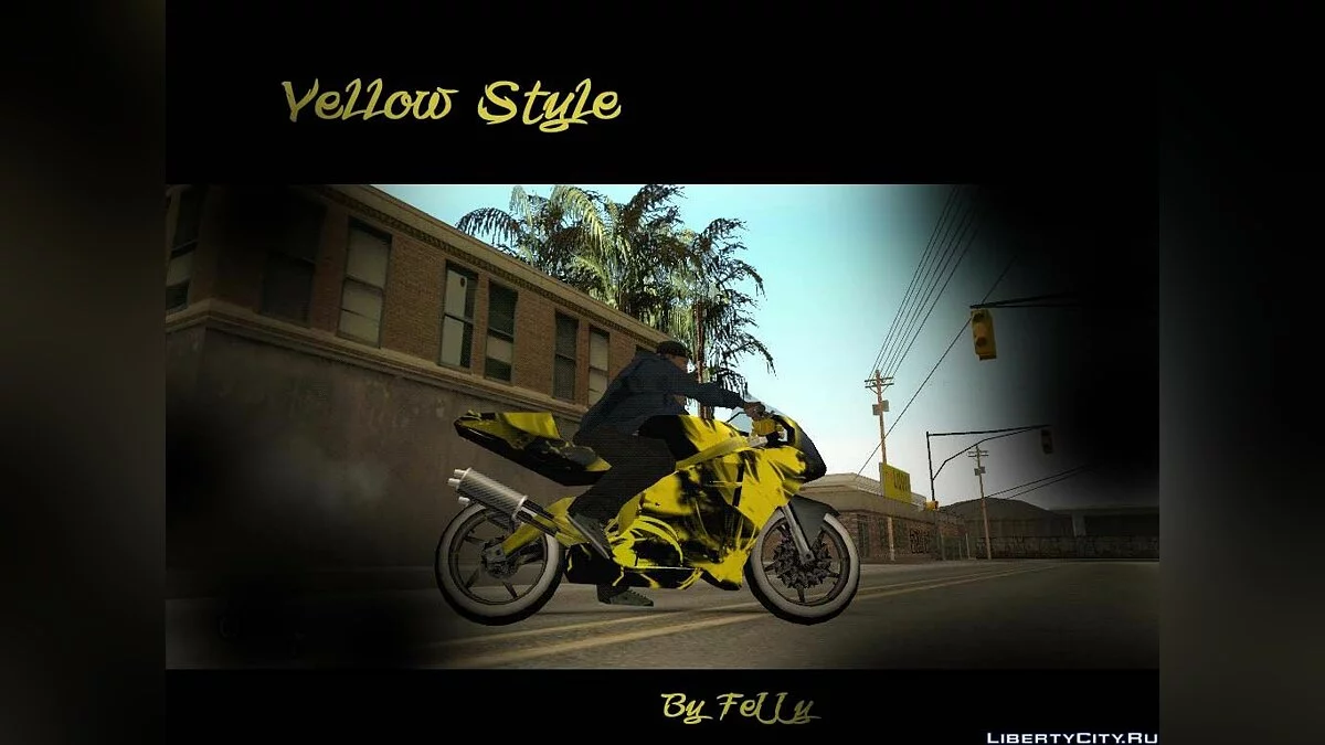 Yellow Race Nrg500 Skin / GTA San Andreas