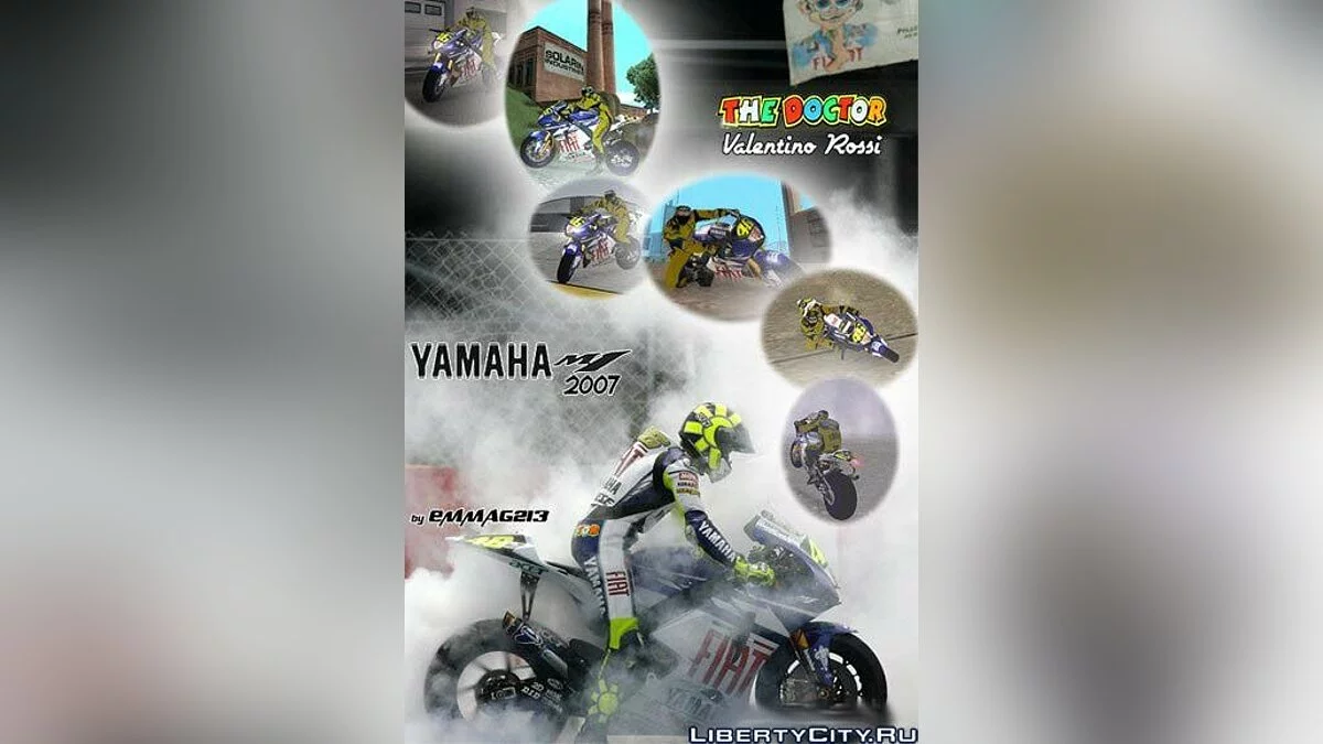Yamaha M1 2007 - Valentino Rossi / GTA San Andreas