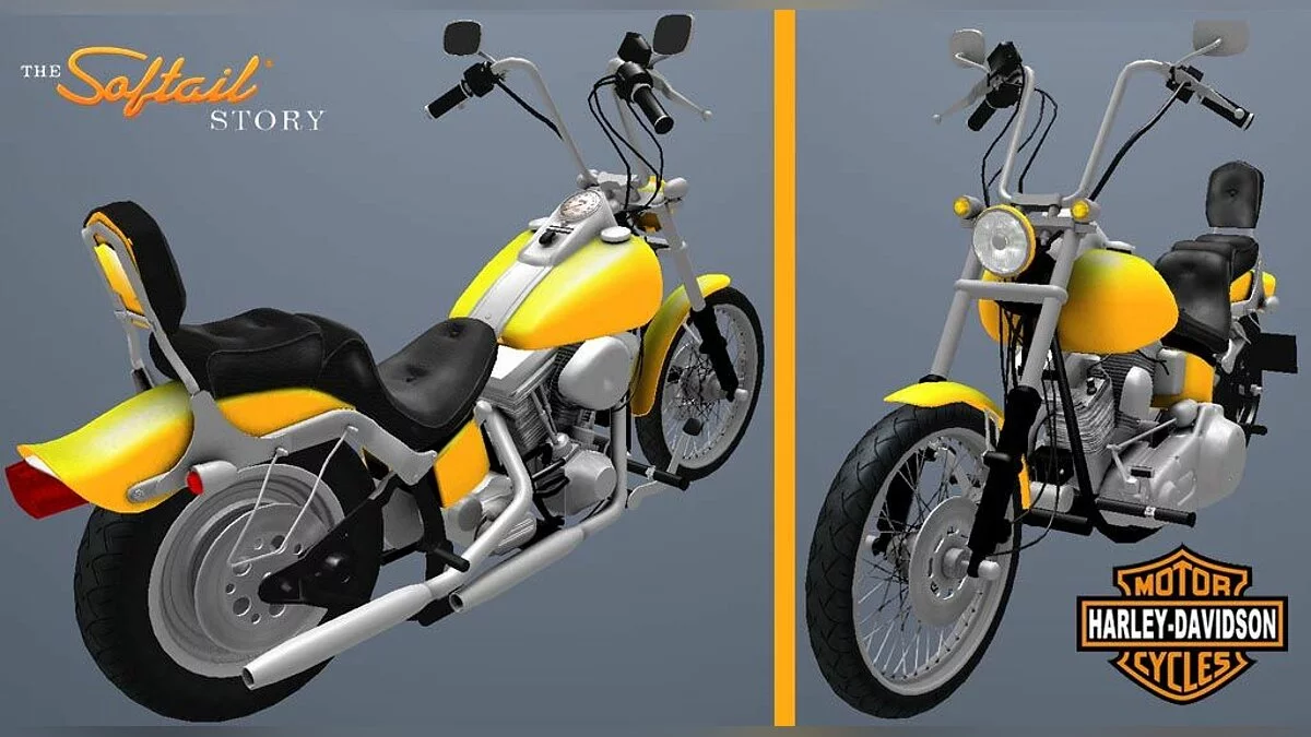 Harley Davidson softail / GTA San Andreas