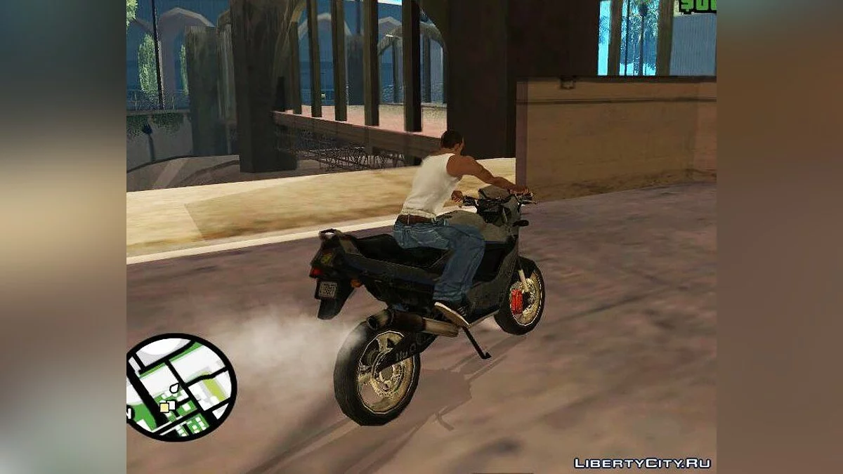 Мотоцикл из Modern Warfare 2 / GTA San Andreas