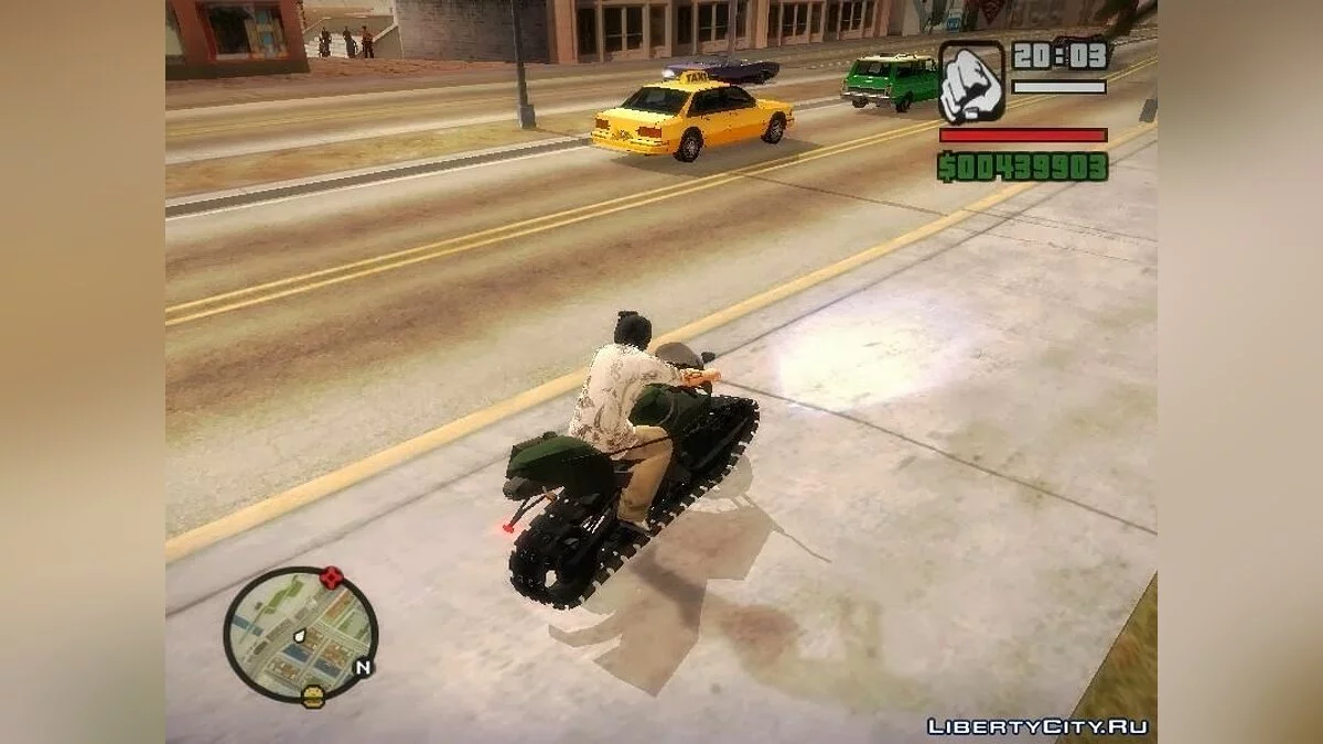 Panzercycle from Mercenaries 2: World in Flames / GTA San Andreas