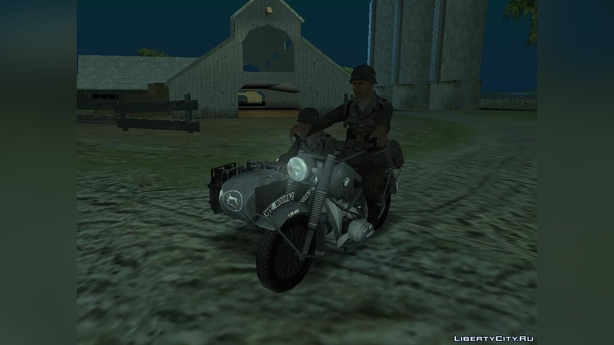 Скачать BMW R75 из Battlefield 2: Forgotten Hope для GTA San Andreas