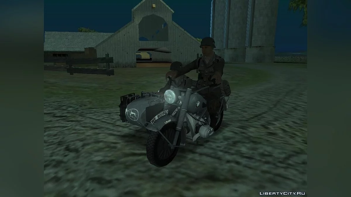 BMW R75 из Battlefield 2: Forgotten Hope / GTA San Andreas