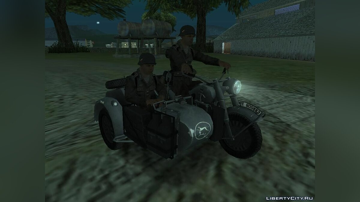 Скачать BMW R75 из Battlefield 2: Forgotten Hope для GTA San Andreas