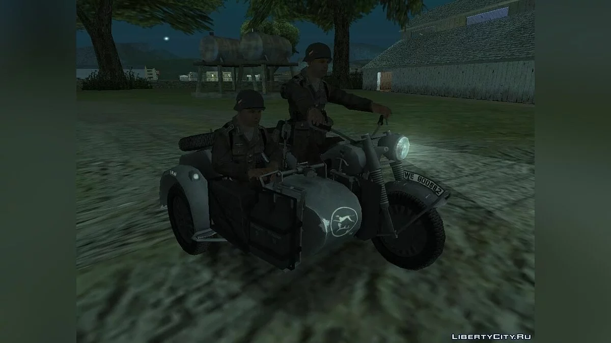 BMW R75 из Battlefield 2: Forgotten Hope / GTA San Andreas