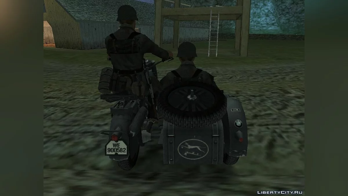 BMW R75 из Battlefield 2: Forgotten Hope / GTA San Andreas