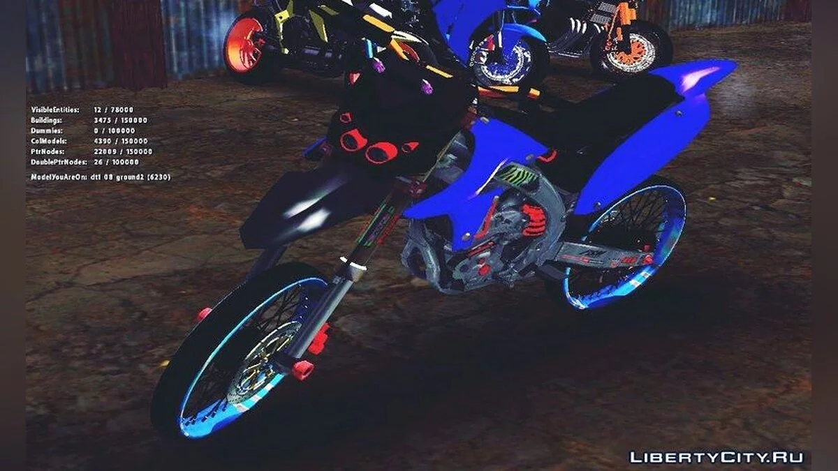 Kawasaki KLX 150 S Thailock Style / GTA San Andreas