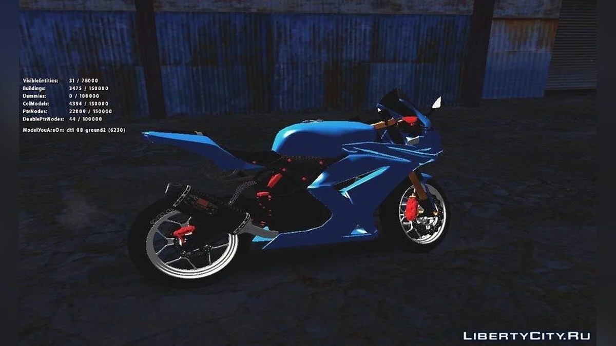 Kawasaki Ninja 250 R Streetrace / GTA San Andreas