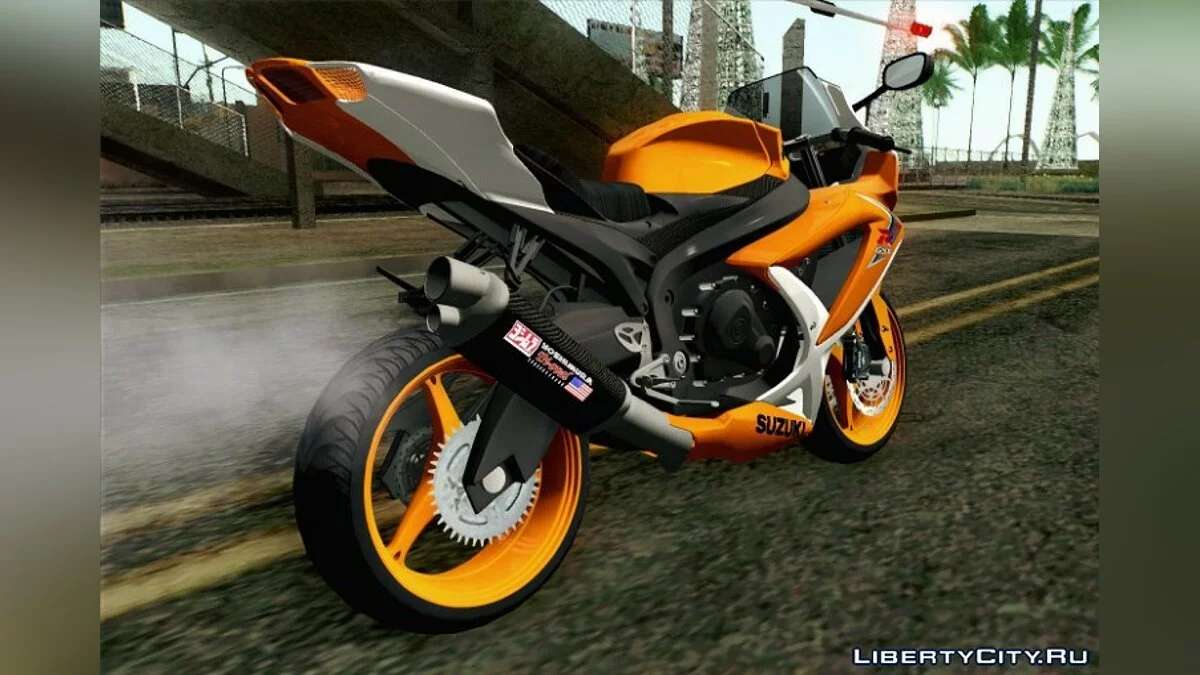 Suzuki GSX-R 600 2015 Orange / GTA San Andreas