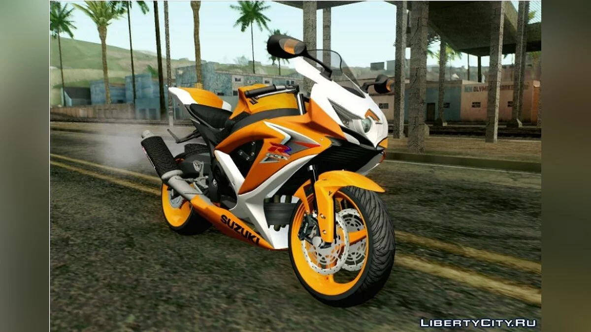 Suzuki GSX-R 600 2015 Orange / GTA San Andreas