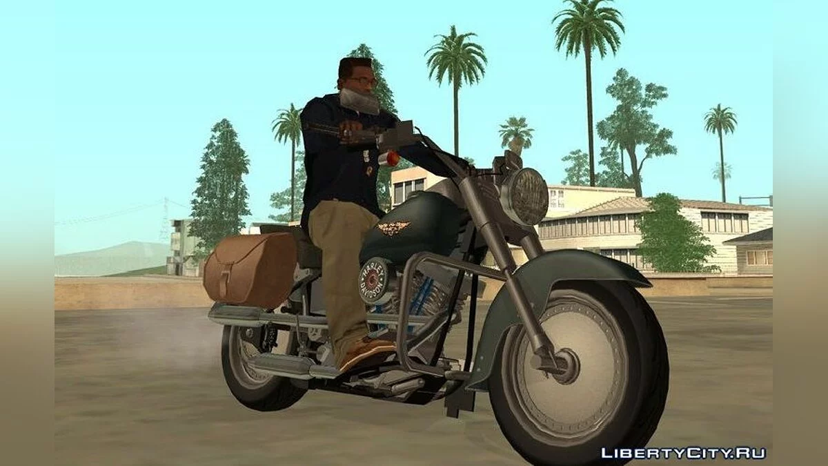 1990 Harley Davidson FLSTF Fat Boy v1.1 / GTA San Andreas