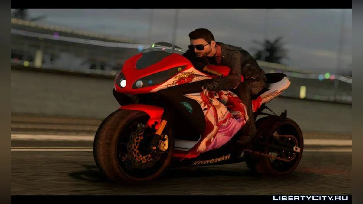 Kawasaki Ninja FI Custom Rias Gremory Itansha / GTA San Andreas