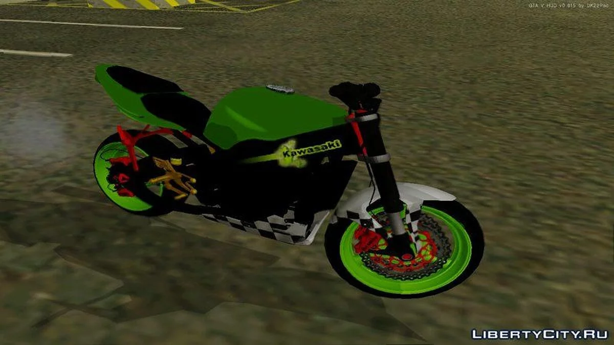 Kawasaki Ninja Zx 9R Stunter / GTA San Andreas