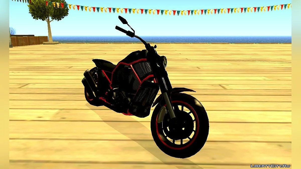 GTA V Western Nightblade & V-Rod Style / GTA San Andreas