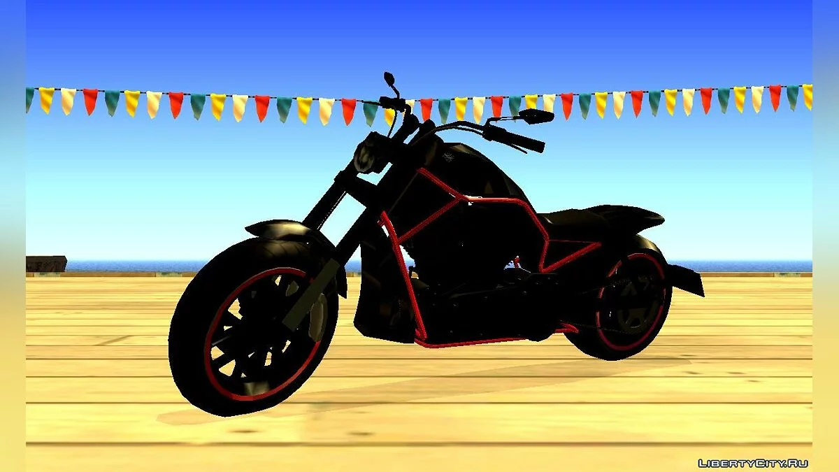 GTA V Western Nightblade & V-Rod Style / GTA San Andreas