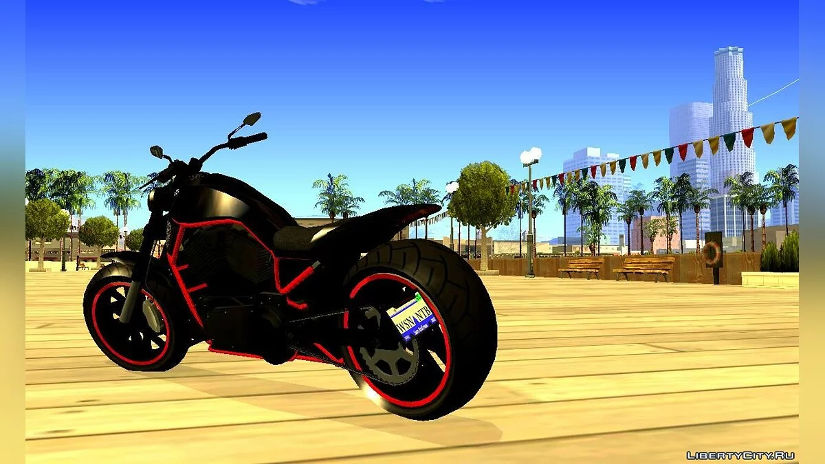 GTA V Western Nightblade & V-Rod Style / GTA San Andreas