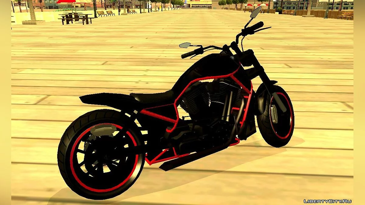 GTA V Western Nightblade & V-Rod Style / GTA San Andreas