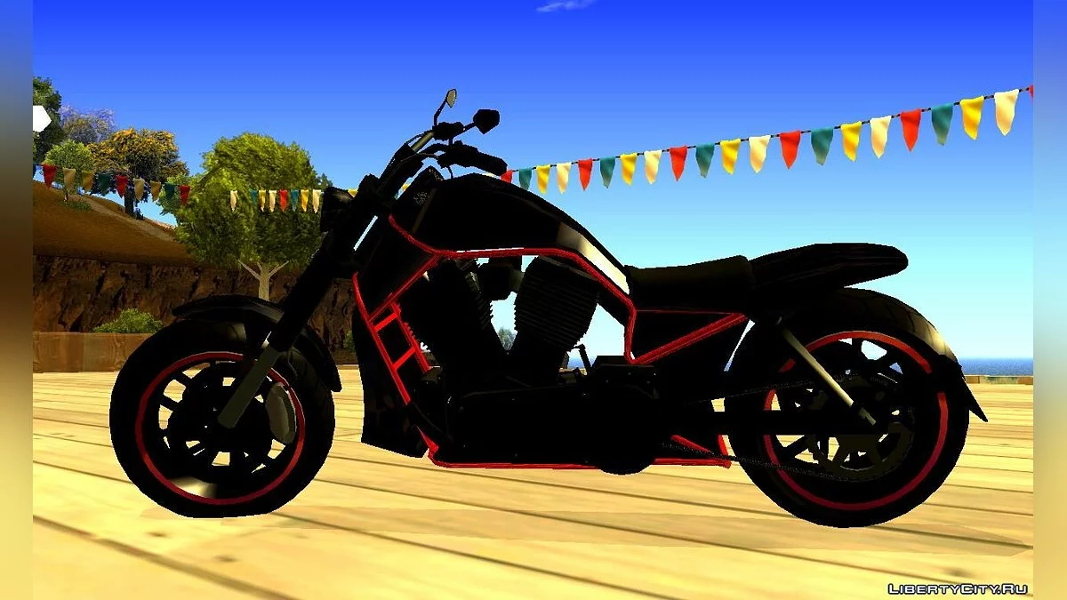 GTA V Western Nightblade & V-Rod Style / GTA San Andreas