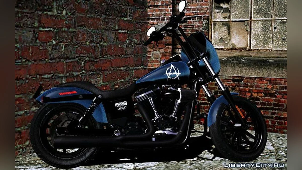 Harley-Davidson Street Bob - Мотоцикл из сериала \"Сыны анархии\" / GTA San Andreas