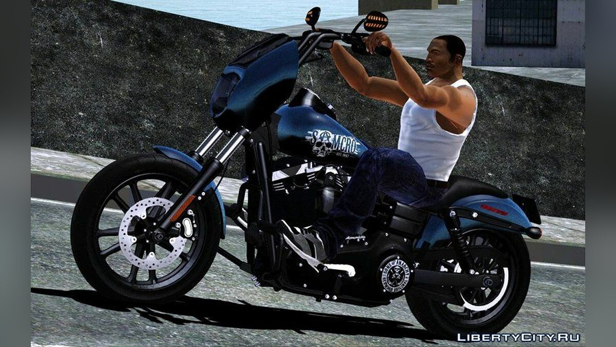 Скачать Harley-Davidson Street Bob - Мотоцикл из сериала "Сыны  анархии" для GTA San Andreas