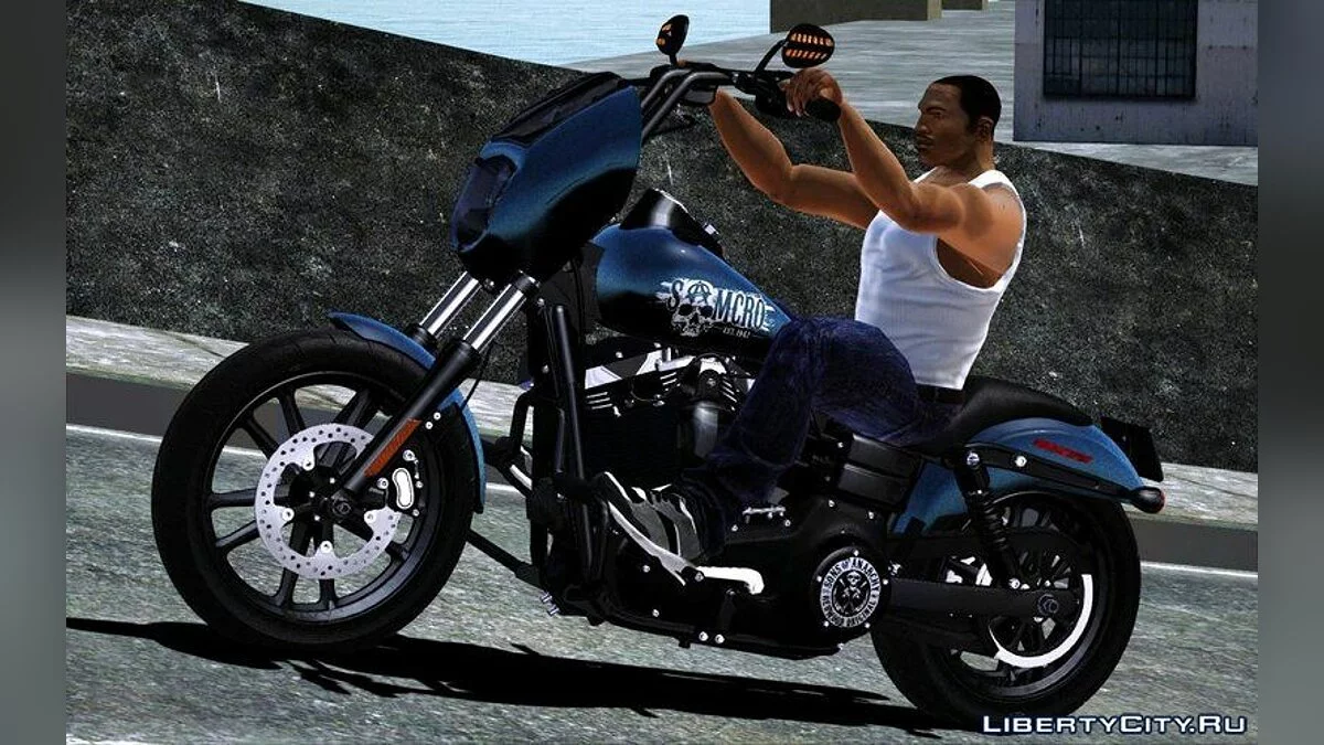 Harley-Davidson Street Bob - Мотоцикл из сериала \"Сыны анархии\" / GTA San Andreas
