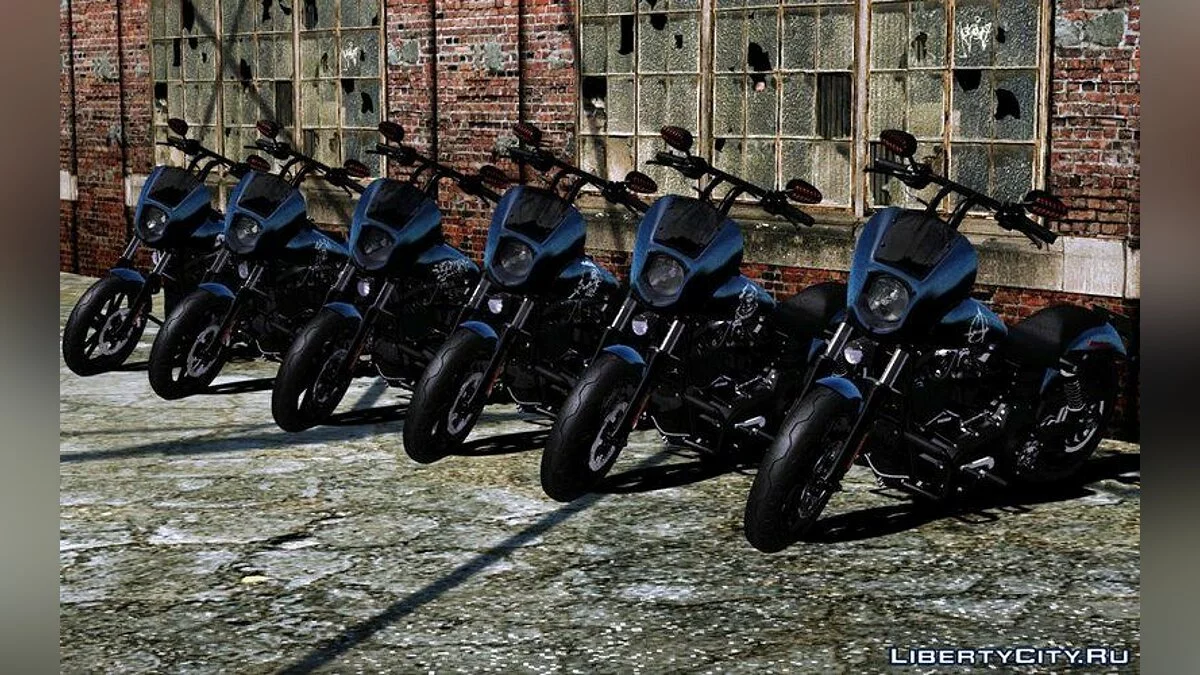 Harley-Davidson Street Bob - Мотоцикл из сериала \"Сыны анархии\" / GTA San Andreas