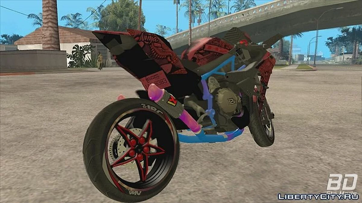 Kawasaki Ninja H2r Custom / GTA San Andreas