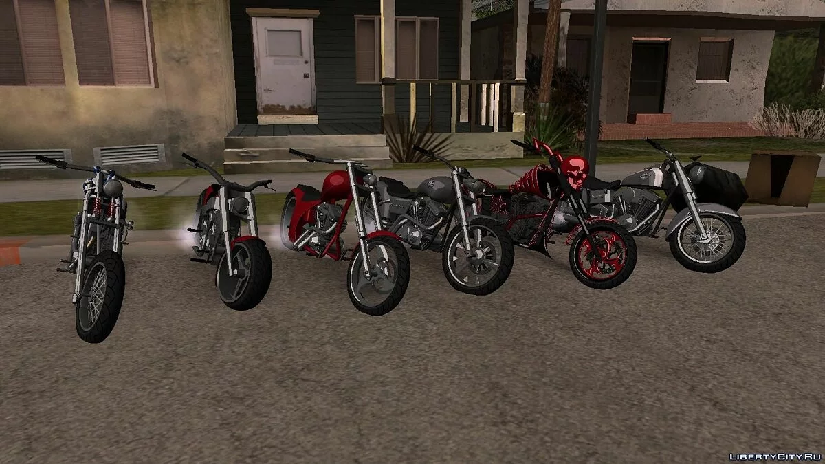 Сборник чопперов из GTA 5 / GTA San Andreas