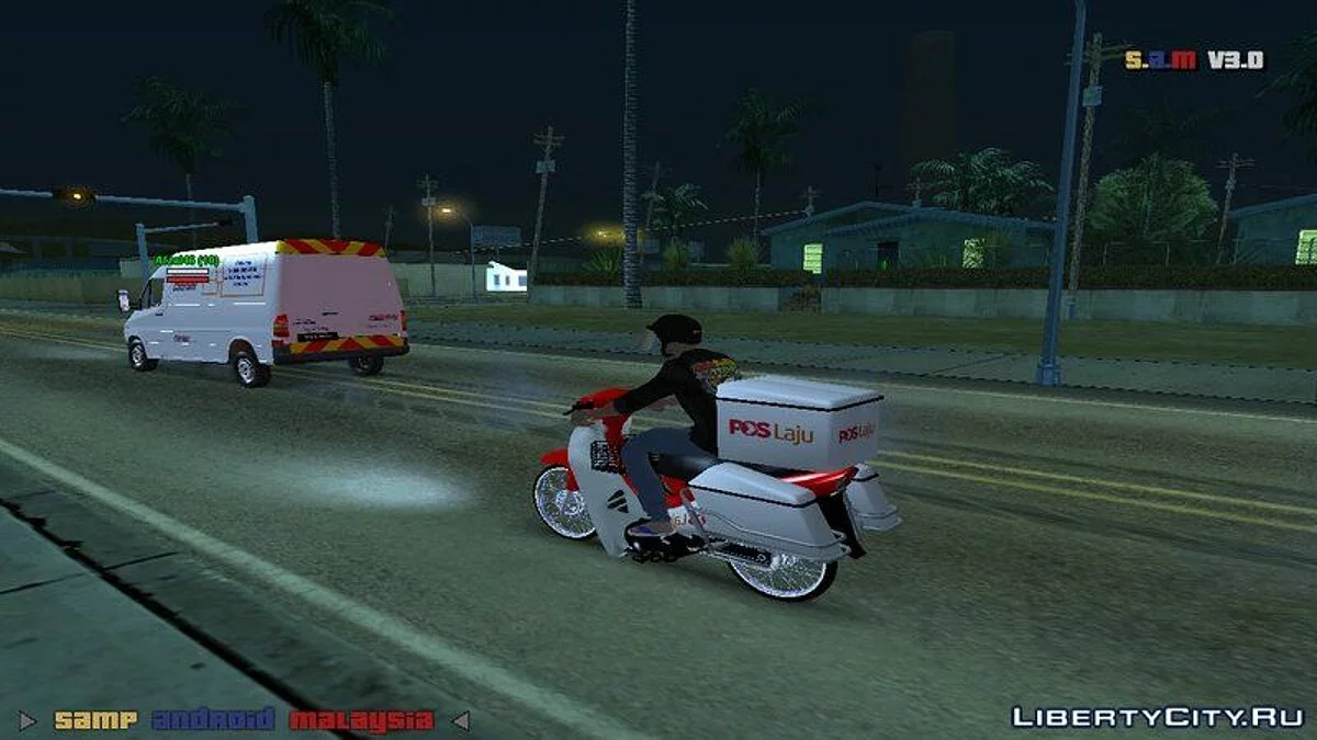Modenas Kriss 100 PosLaju Malaysia / GTA San Andreas