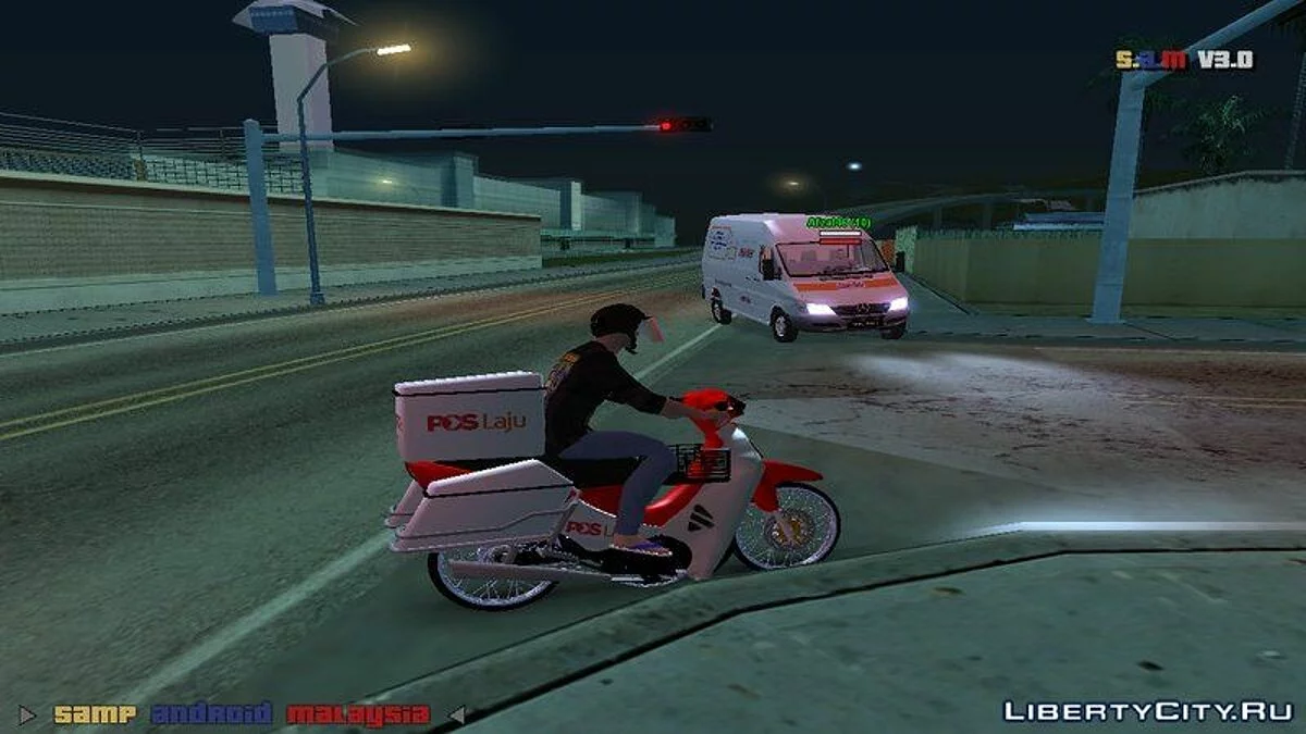 Modenas Kriss 100 PosLaju Malaysia / GTA San Andreas