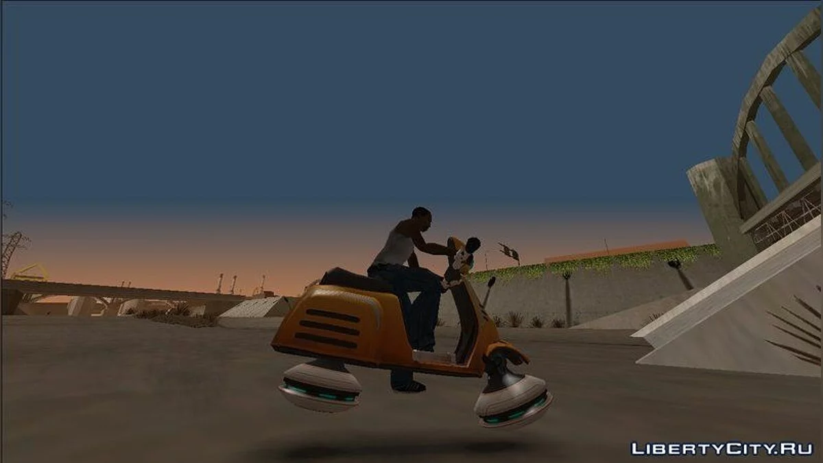 Ilios Motoscooter из Overwatch / GTA San Andreas