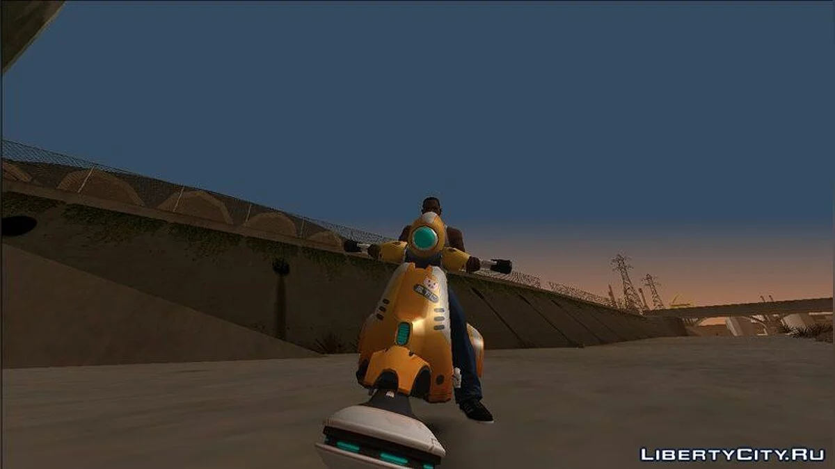 Ilios Motoscooter из Overwatch / GTA San Andreas