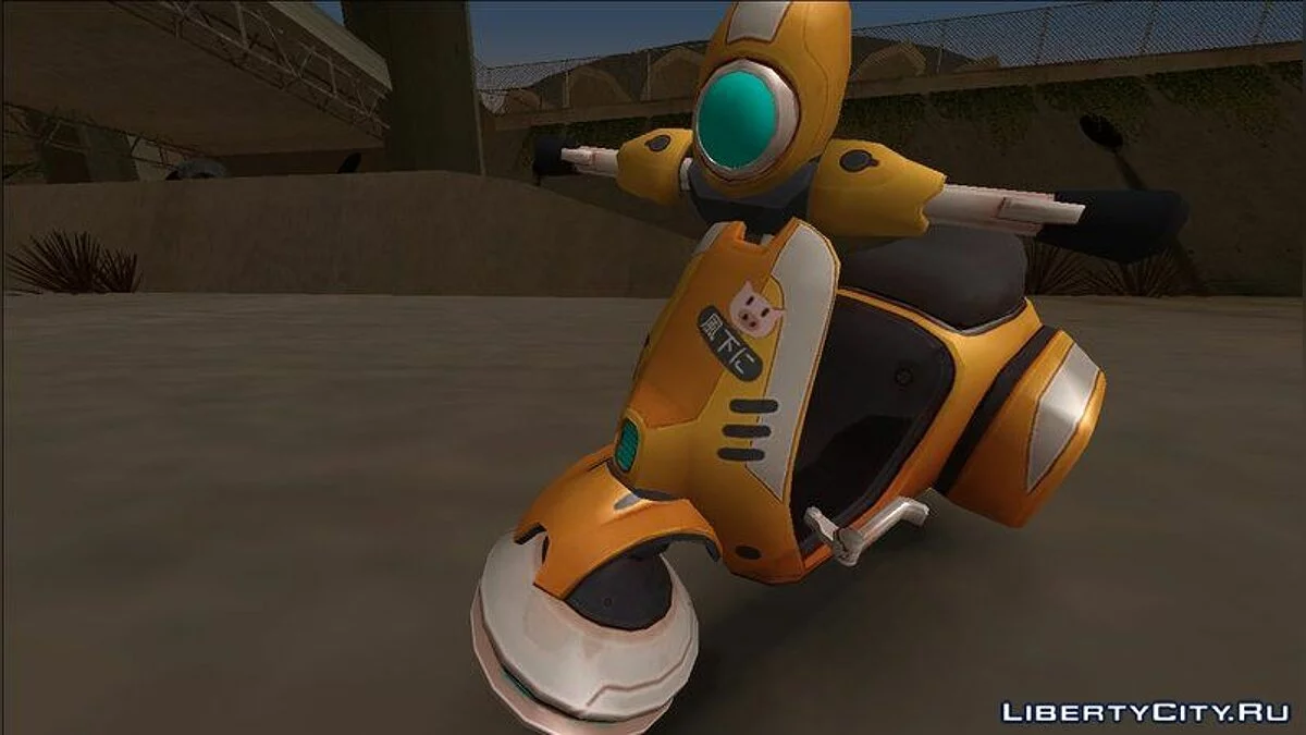 Ilios Motoscooter из Overwatch / GTA San Andreas