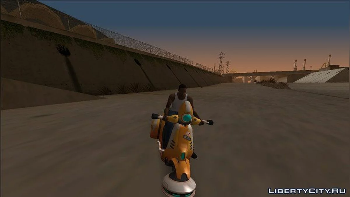 Ilios Motoscooter из Overwatch / GTA San Andreas