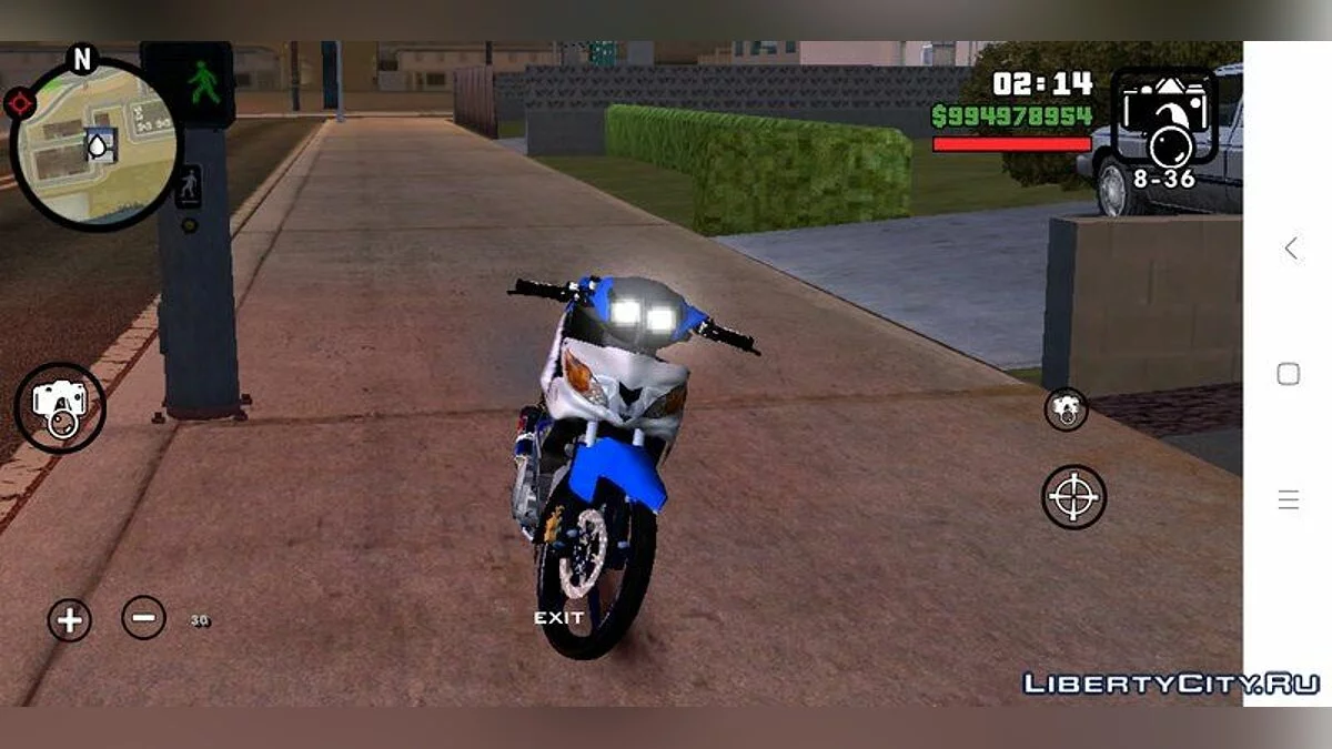 Yamaha Lagenda 115zfi Blue  / GTA San Andreas