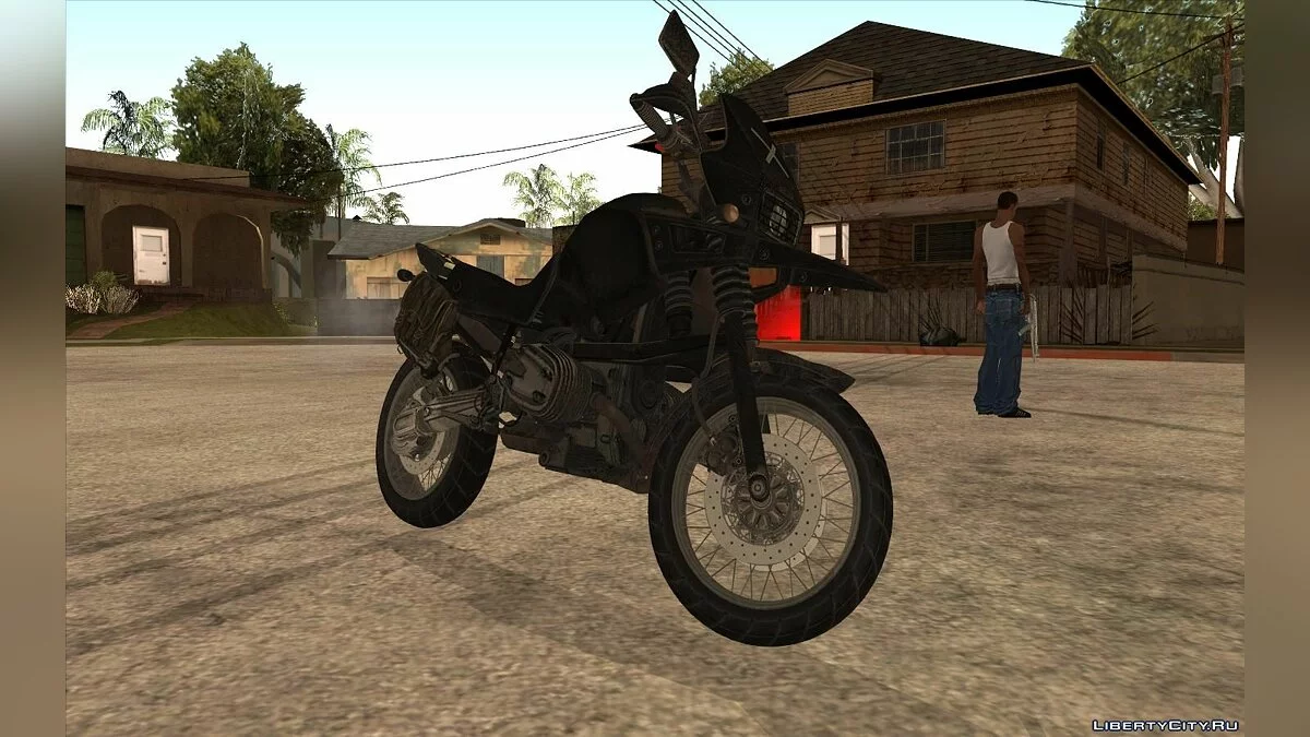 Мотоцикл из игры PUBG / GTA San Andreas