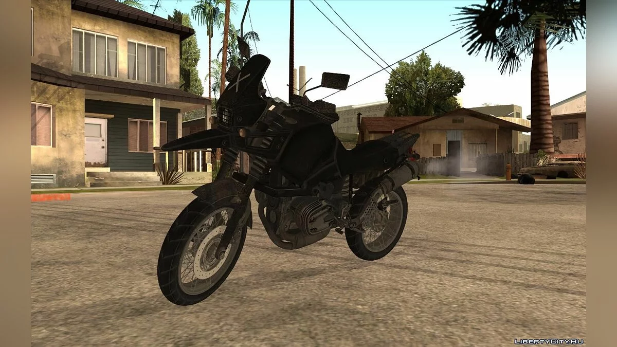 Мотоцикл из игры PUBG / GTA San Andreas