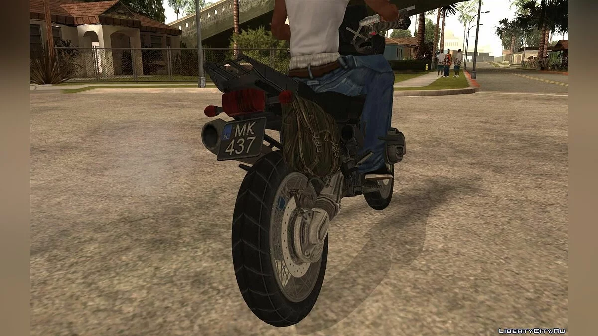 Мотоцикл из игры PUBG / GTA San Andreas