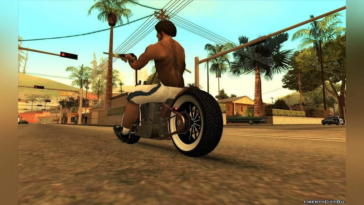 GTA 5 Western Motorcycle Zombie Bobber / GTA San Andreas