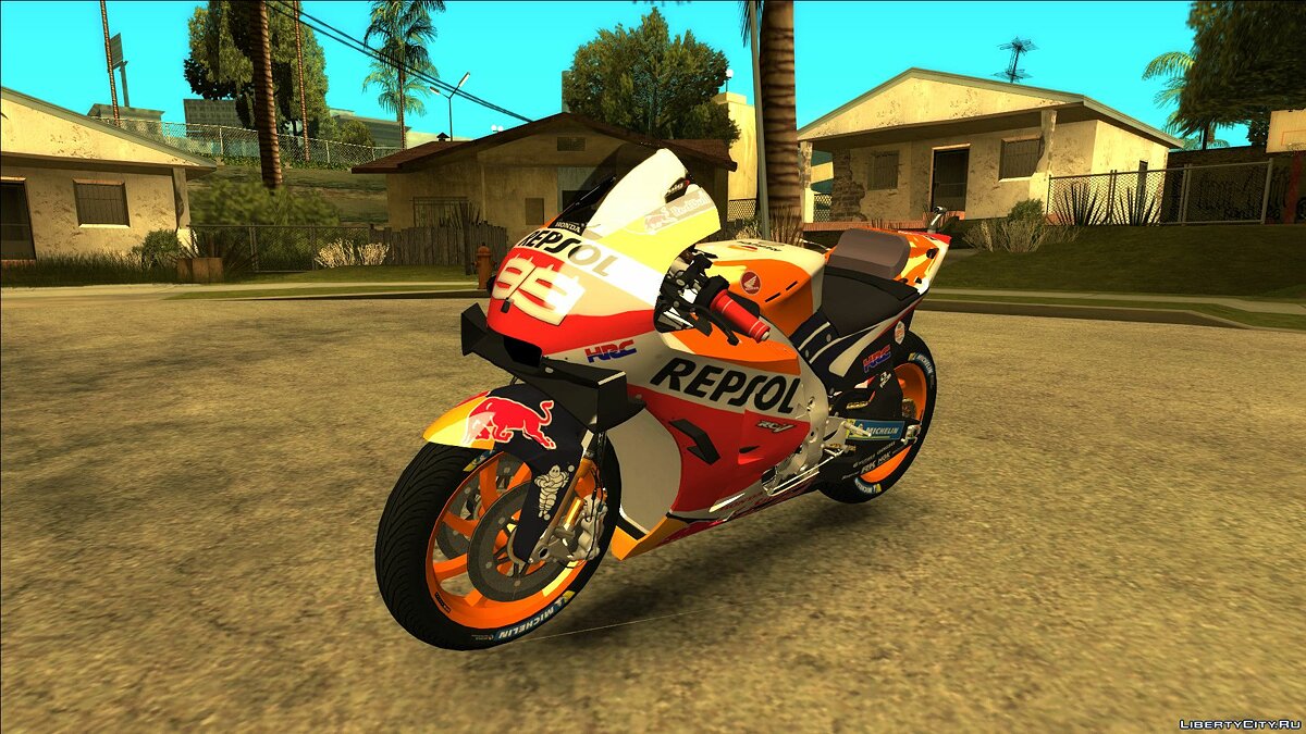 Скачать [MotoGP 2019] HONDA RC213V REPSOL для GTA San Andreas