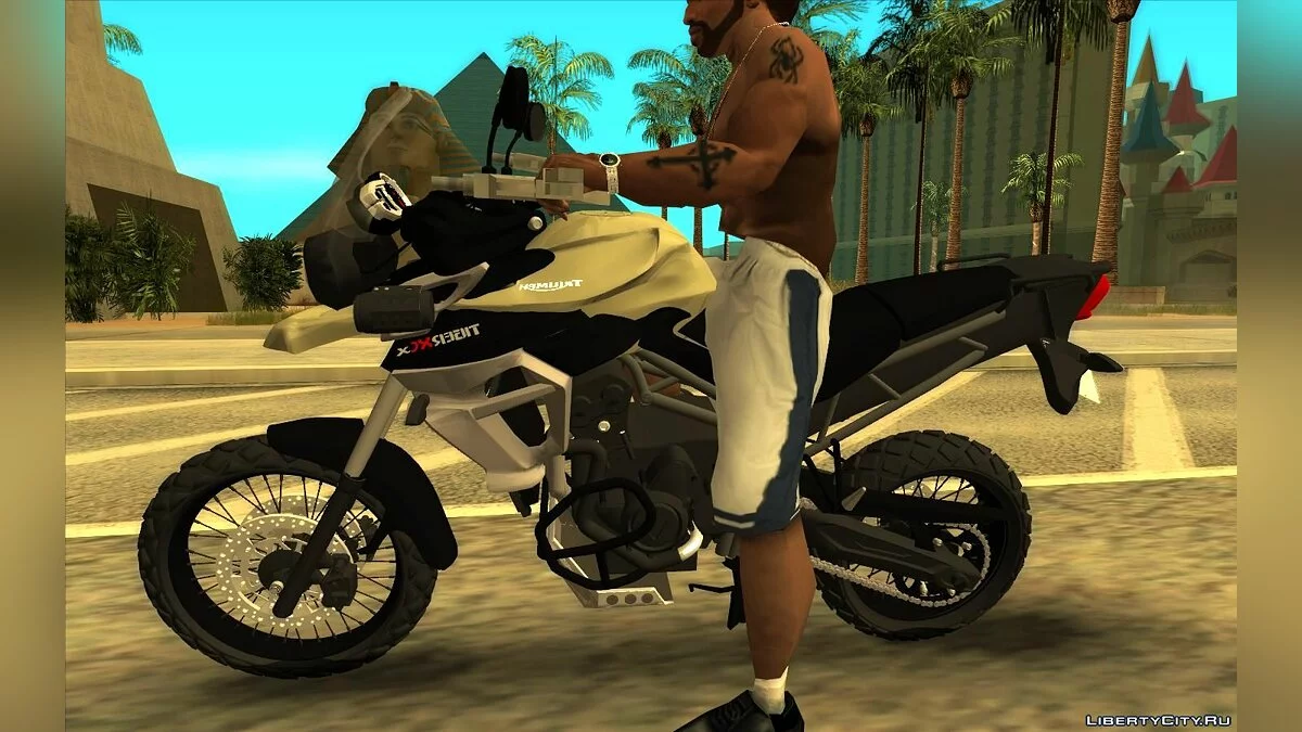 Triumph Tiger 800xc+Leve  / GTA San Andreas
