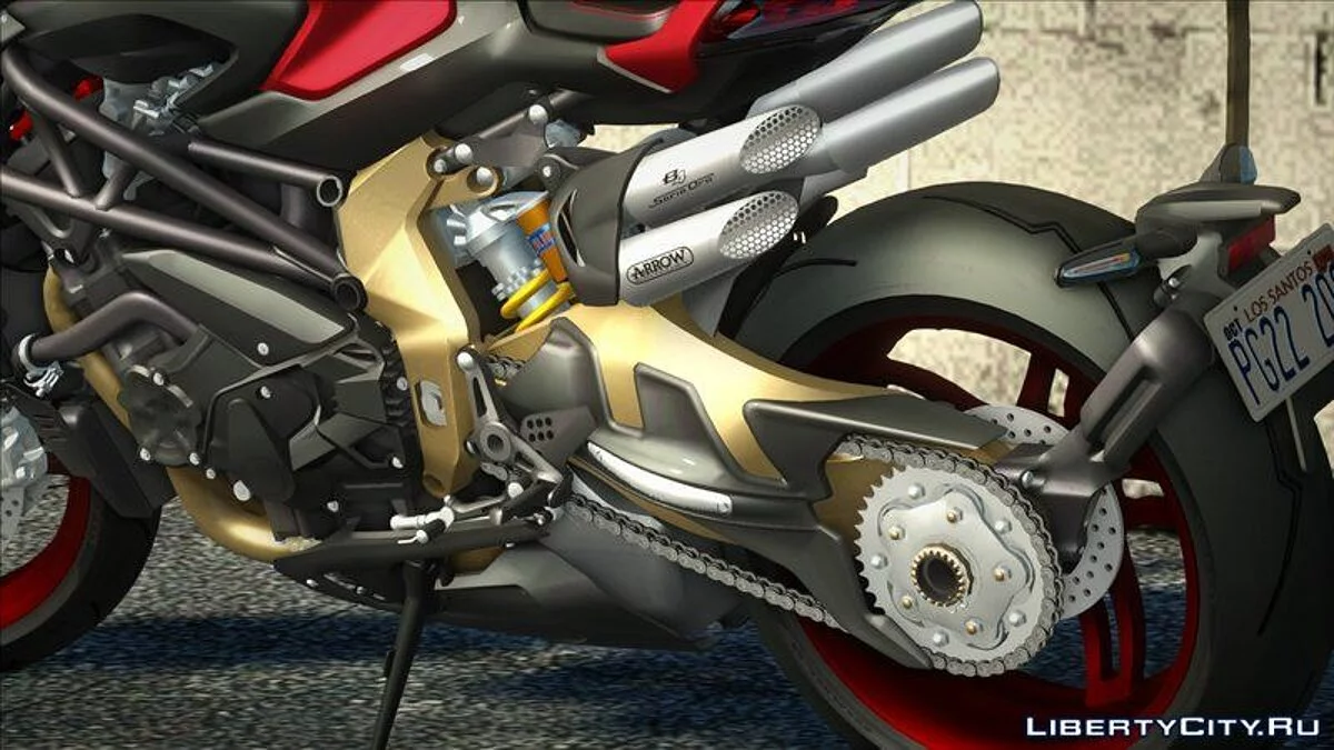 2019 MV Agusta Brutale 1000 Serie Oro / GTA San Andreas