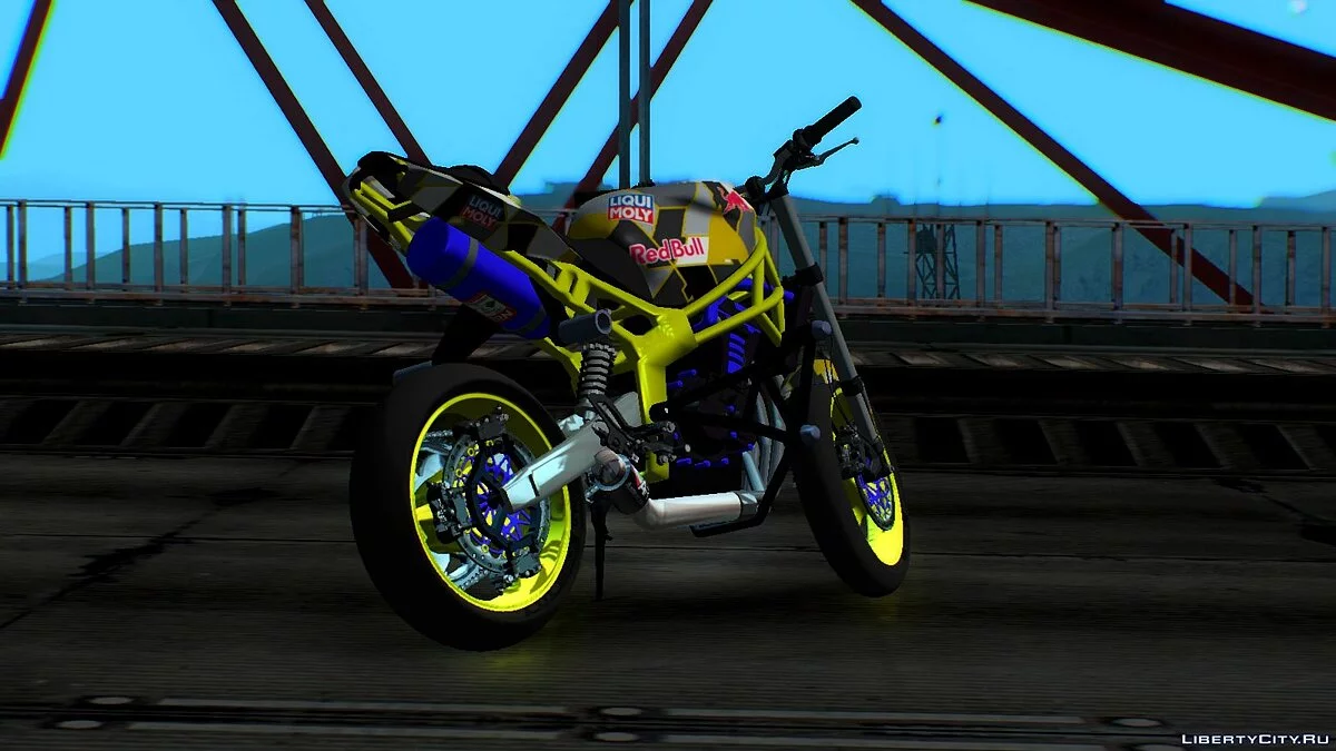 Kawasaki ZX6R Stuntbike / GTA San Andreas