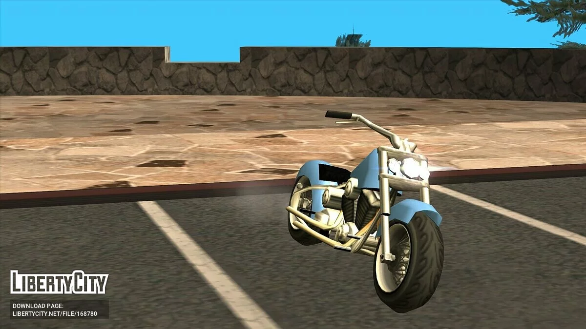 Harley Davidson Ponchk Custom / GTA San Andreas